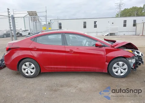 2016 Hyundai Elantra Se из США, поврежденный, VIN KMHDH4AE8GU599448